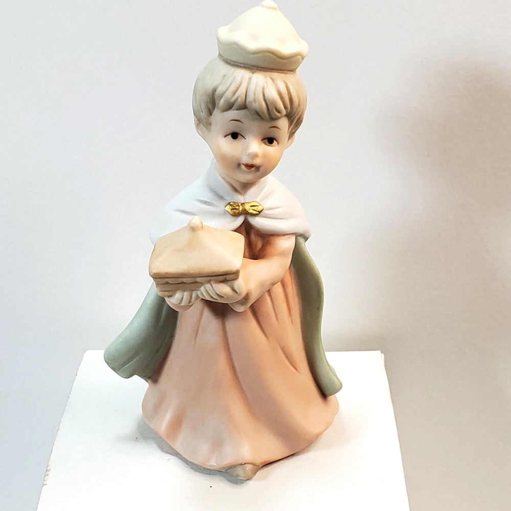 Vtg Lefton Christopher Collection Christmas Nativity Gift Bearer #1 Boy 00341